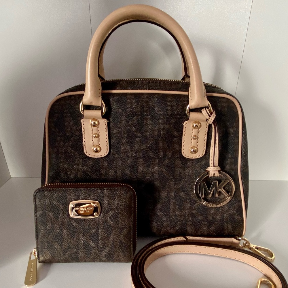 Michael Kors Purse and Wallet Set
